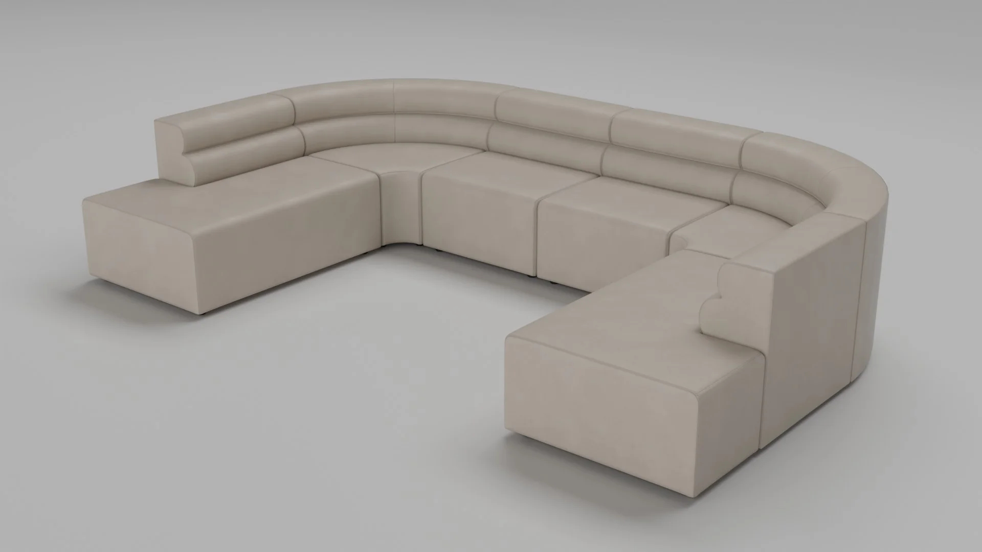 Commercial modular seating from the AAL1 102 collection by Cria Furniture